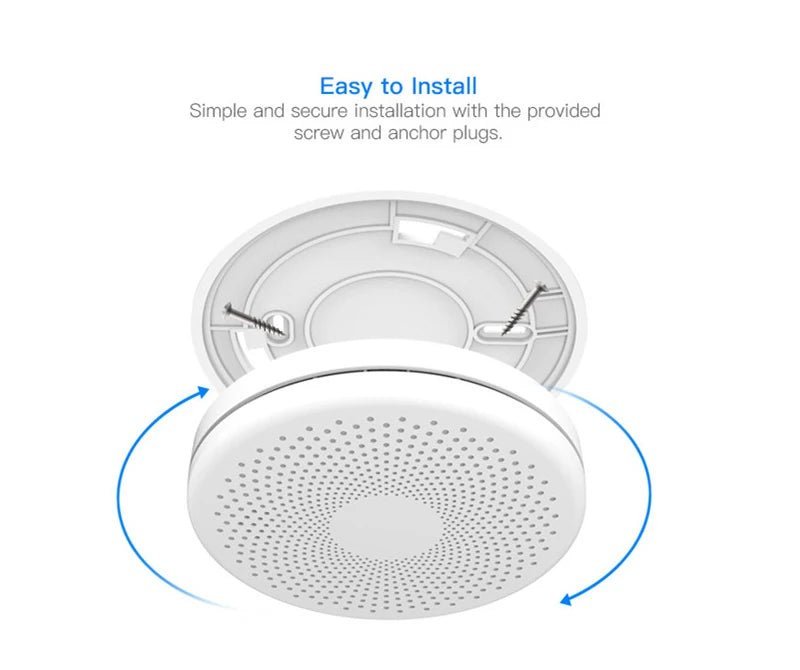 Smart-Dwelling - 2-in-1 WiFi Tuya Smart Carbon Monoxide and Smoke Detector