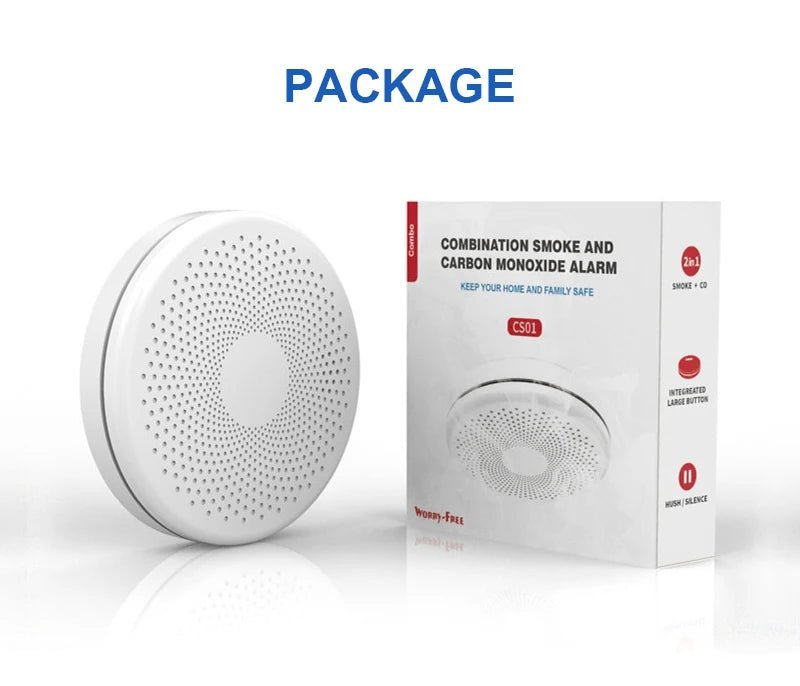 Smart-Dwelling - 2-in-1 WiFi Tuya Smart Carbon Monoxide and Smoke Detector