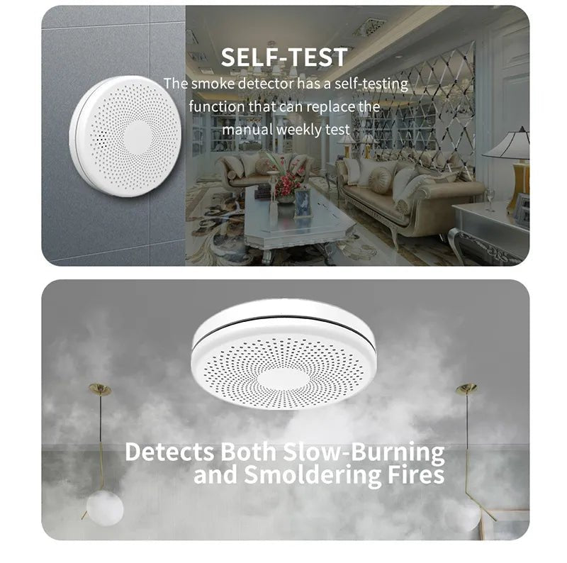 Smart-Dwelling - 2-in-1 WiFi Tuya Smart Carbon Monoxide and Smoke Detector