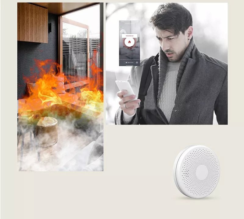 Smart-Dwelling - 2-in-1 WiFi Tuya Smart Carbon Monoxide and Smoke Detector