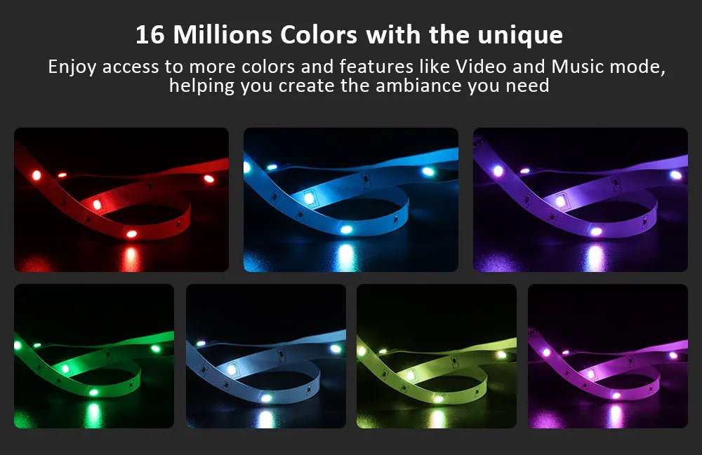 Smart-Dwelling - Ambient TV/PC Backlight LED Strip Lights For HDMI Devices Kit