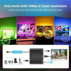 Smart-Dwelling - Ambient TV/PC Backlight LED Strip Lights For HDMI Devices Kit