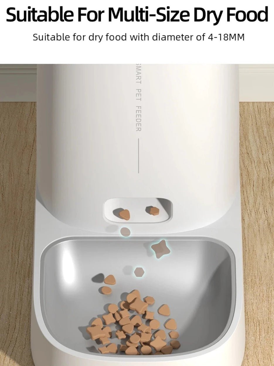 Smart-Dwelling - Automatic WiFi Pet Food Dispenser - Smart Feeder for Cats and Dogs