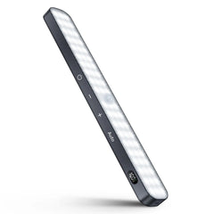 Smart-Dwelling - Cool White Motion Sensor Cabinet Light: Battery-Powered, 60 LED, Touch Light Bar, Wireless, Rechargeable (Black) 🔖 SALE! 2 for £25!