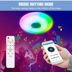 Smart-Dwelling - Modern LED Ceiling Lamp with RGB Dimming Smart Features Bluetooth App Controlled 220V