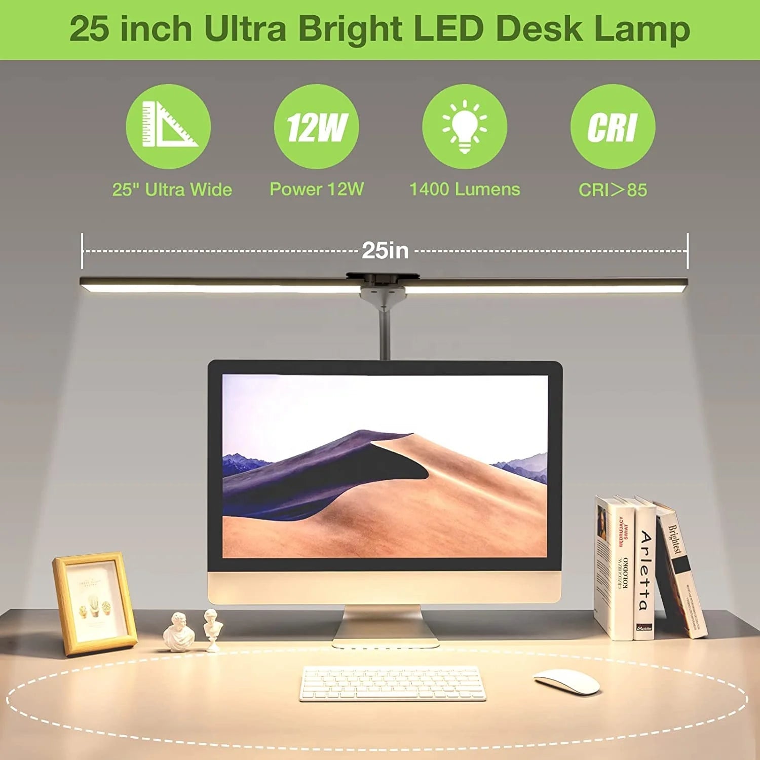 Smart - Dwelling - Adjustable Double - Head LED Desk Lamp with Swing Arm and Clamp