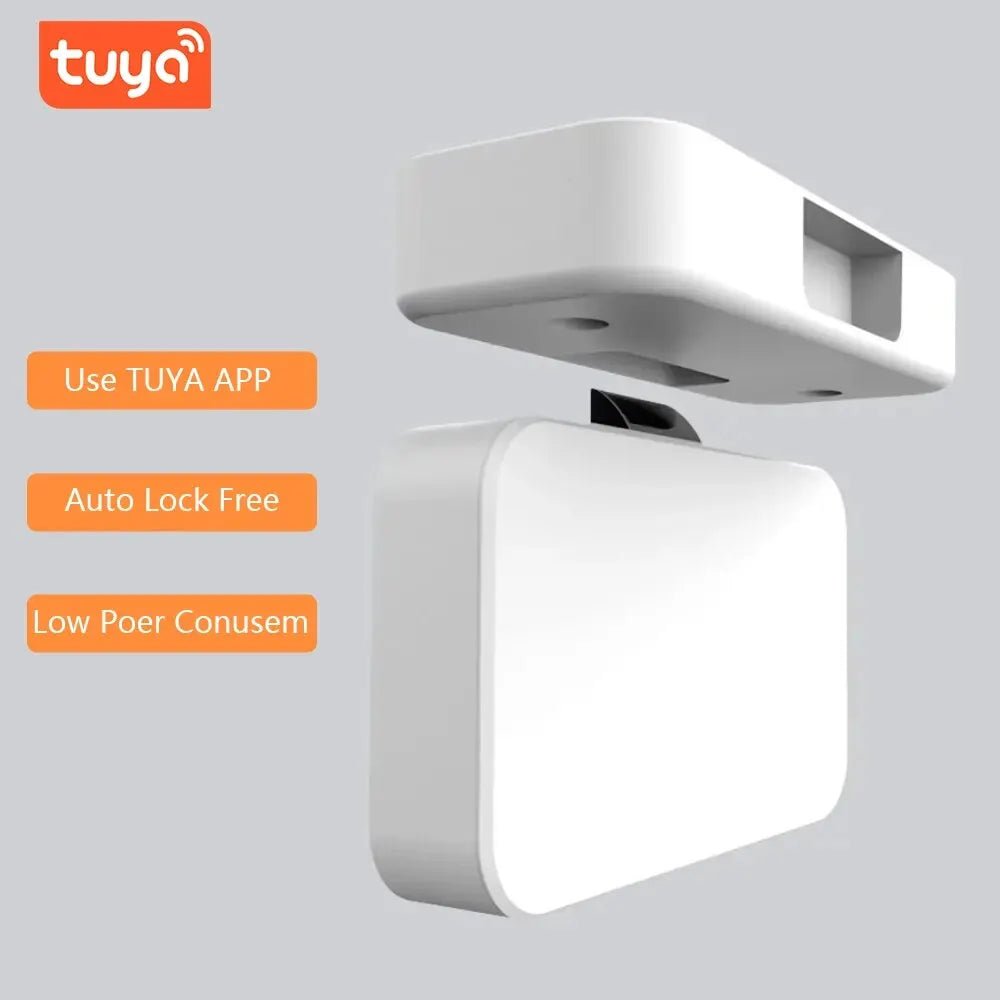 Smart - Dwelling - Tuya Bluetooth Drawer Lock - Wireless Smart Security Keyless Invisible Safety Cabinet Electronic Lock