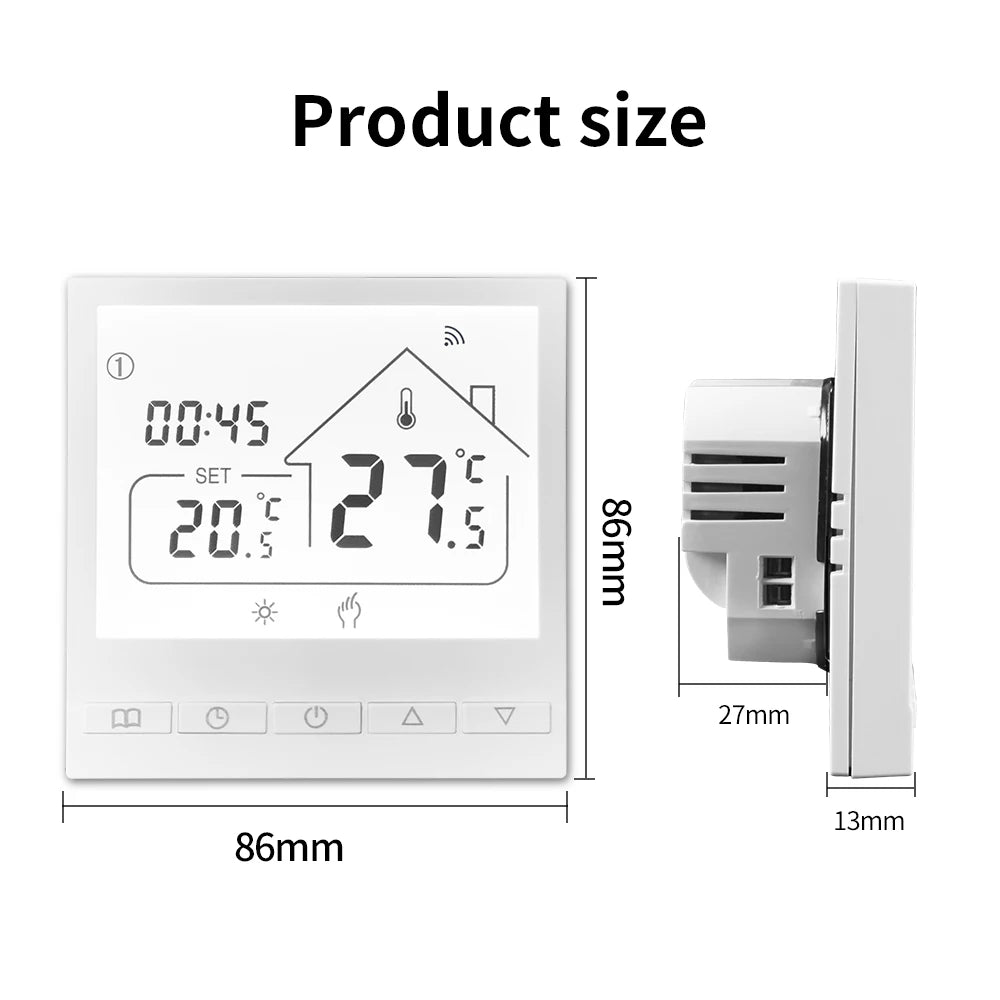 Smart-Dwelling - Tuya Smart WIFI Room Thermostat Water/Gas Boiler Electric Floor Water Heating Temperature Controller Google Alexa Yandex Alice