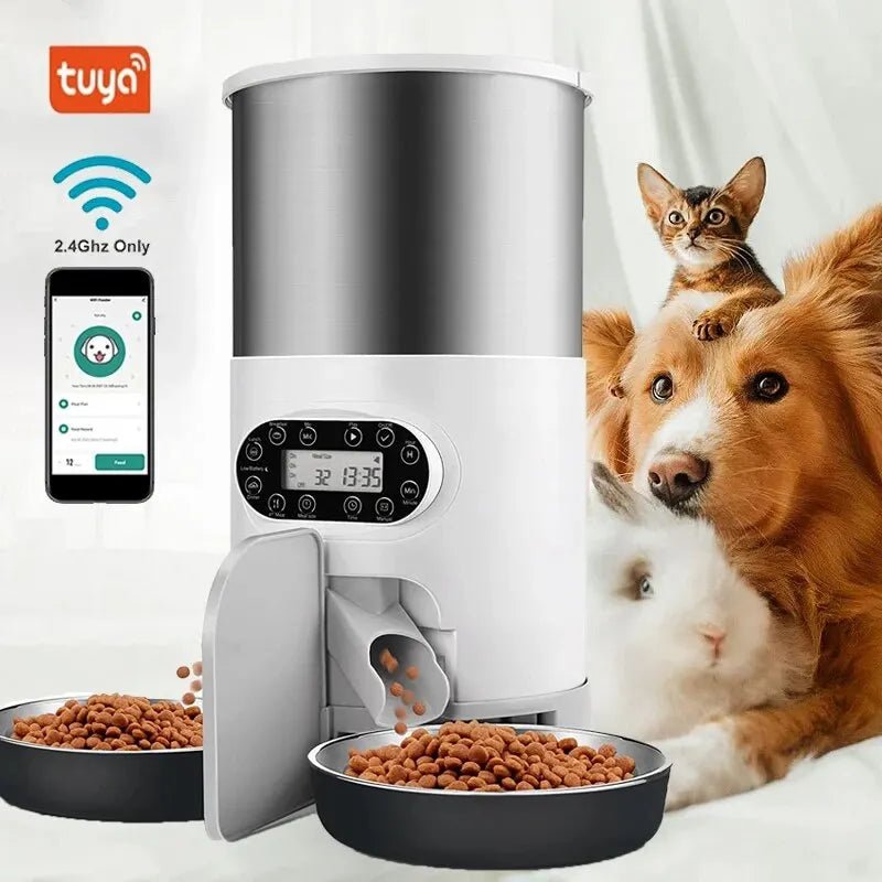 Smart-Dwelling - Tuya Smart APP Pet Feeder Cat And Dog Automatic Food Dispenser