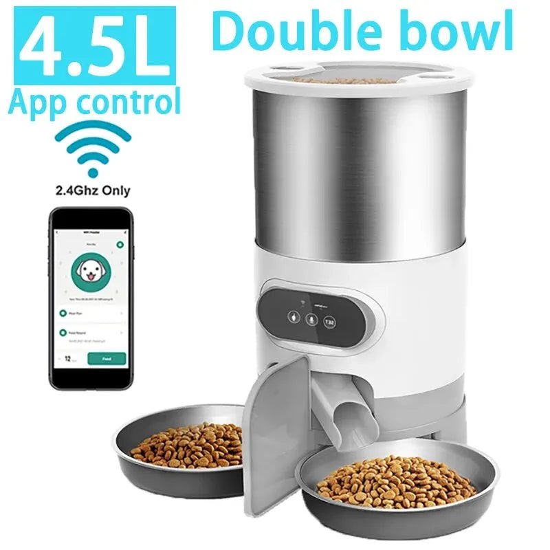 Smart-Dwelling - Tuya Smart APP Pet Feeder Cat And Dog Automatic Food Dispenser