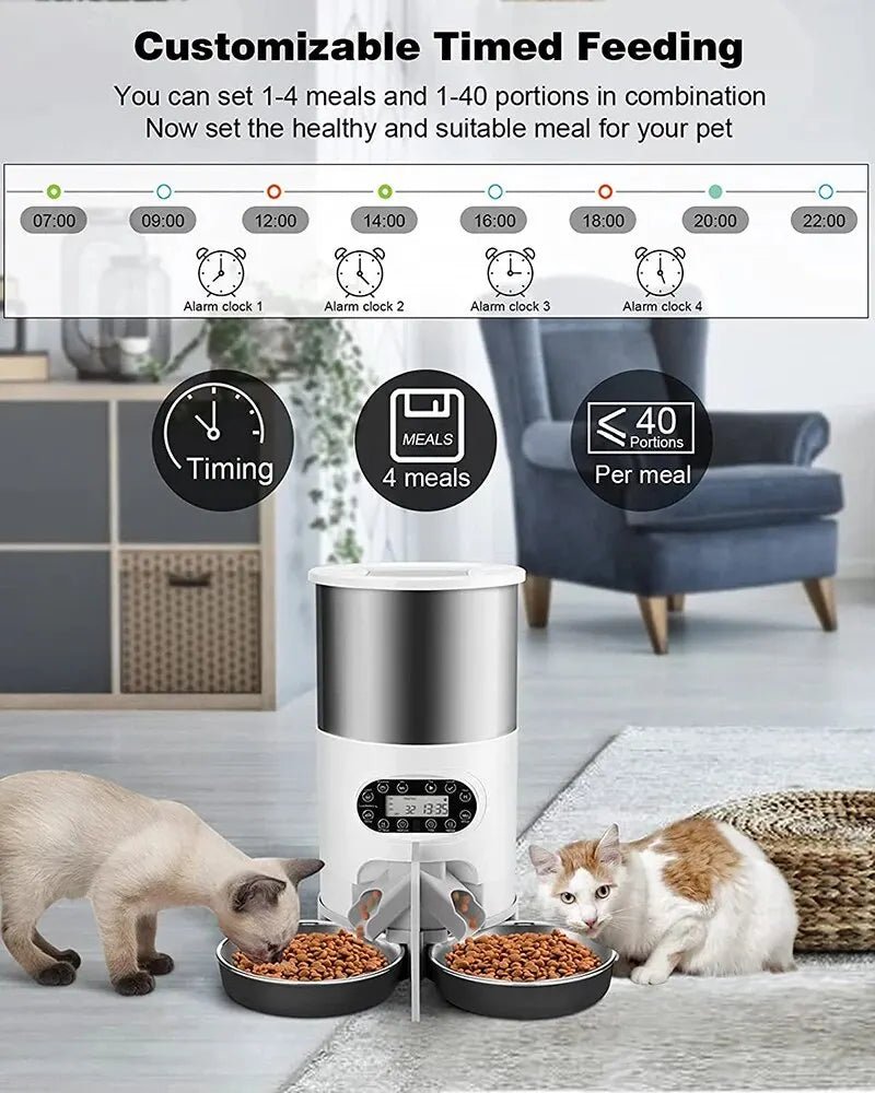 Smart-Dwelling - Tuya Smart APP Pet Feeder Cat And Dog Automatic Food Dispenser