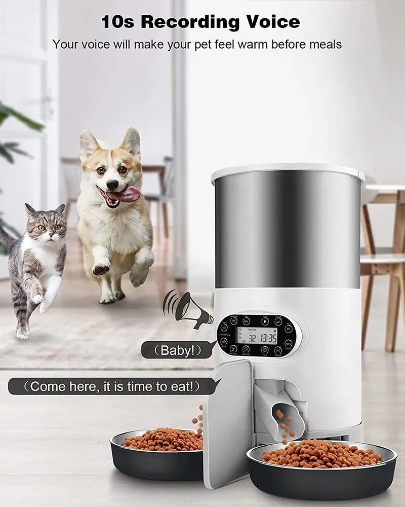 Smart-Dwelling - Tuya Smart APP Pet Feeder Cat And Dog Automatic Food Dispenser