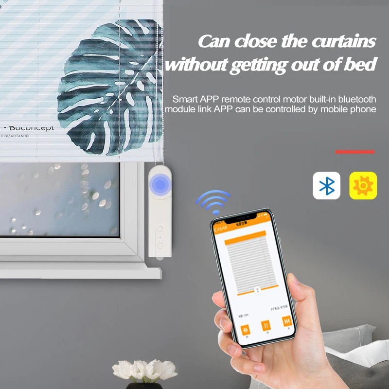 Smart-Dwelling - Zigbee Control Solar Powered Smart Blinds Drive Motor Tuya Motorized Chain Roller Control Shade Shutter Drive Motor Opener